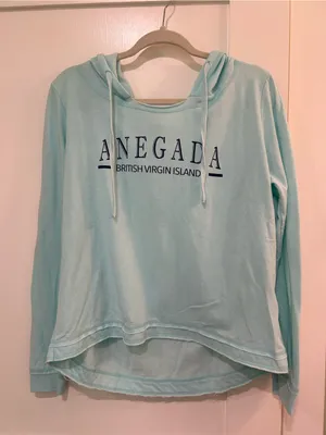 US Apparel Anegada British Virgin Islands Hoodie Size Large thumbnail 1