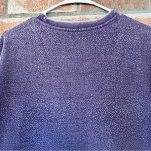 Champion LSU Tigers Crewneck Sweatshirt Distressed Womens Medium Oversized Purple College thumbnail 7