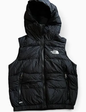 The North Face Hydrenalite Down Hooded Vest Womens XS Black 600 Fill Puffer thumbnail 1