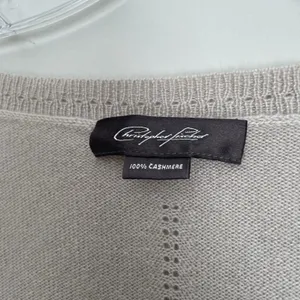 Christopher Fischer Size L Gray Short Sleeve Cashmere Top Crew Neck thumbnail 2