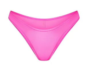 SOLD OUT~NEW IN POLY Skims Shine Swim Tanga Bikini Bottom ~ Taffy ~ large 💕 thumbnail 7