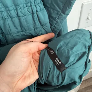Free People Movement Perri Packable Jacket Teal Green Outdoor READ Womens XS thumbnail 7