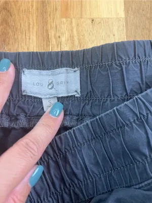 Lou & Grey Navy Pull-On Casual Lounge Shorts Size Small thumbnail 4