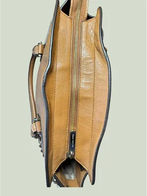 Michael Kors Brown Leather Satchel Handbag thumbnail 4