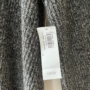 Old Navy Sz L Stretch Marled Pullover Flare Swing Midi Dress Long Flare Sleeve thumbnail 4