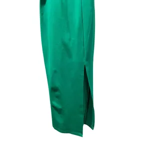 Billy J Boutique Green Spaghetti Strap Bodycon Slit Midi Dress Size US 10 thumbnail 5