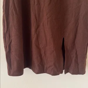 Reformation Skylar Knit Dress, Cafe Color, Size X-Small, $128 thumbnail 7