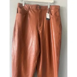 New Abercrombie &‎ Fitch Curve Love 90s Faux Leather Pants thumbnail 4