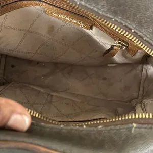 Michael‎ Kors brown monogram backpack purse with gold hardware thumbnail 3