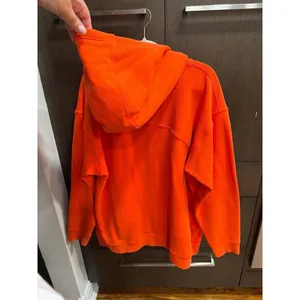 Lululemon All Yours Hoodie wordmark embroidered logo orange women's XL thumbnail 4