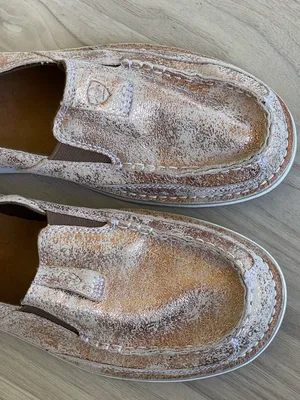 Ariat Tan Leather Slip-On Shoe thumbnail 10