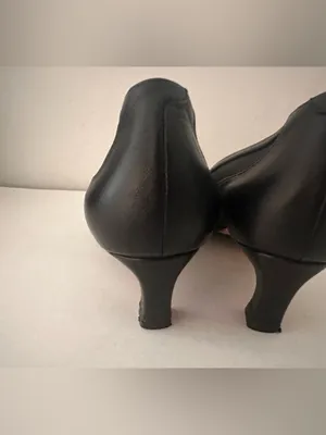 Angel‎ Alarcon Kitten Heels Leather Sheer Pointed Toe Pumps in Black Sz 38 thumbnail 6