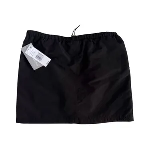 Honey&Sparkle NWT Sz M Black Nylon Utility Cargo Mini Skirt Drawstring Waist thumbnail 2