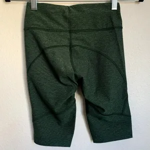 NWT Outdoor Voices‎ Double Time 10" Biker Shorts in Hunter Green thumbnail 3