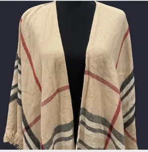 Lightweight shawl one size Tan thumbnail 3