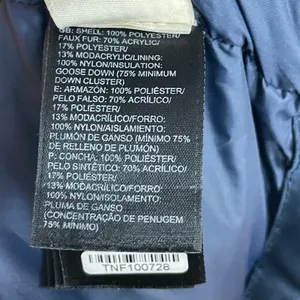 The North Face Parka Jacket Coat Women Navy Blue Hood Insulated NO‎ FUR TRIM Sml thumbnail 9