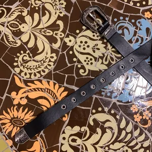 WESTERN FASHION Belt with Western Buckle. Sz: 7/28” thumbnail 3