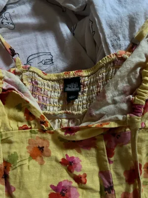 Target Yellow floral dress thumbnail 3