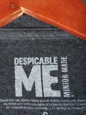 Whaaat??? Despicable ME Minions Gray Top S thumbnail 4