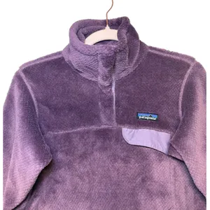 Patagonia Snap-T Fleece Pullover Womens XS‎ Purple 25442 SP15 High Pile thumbnail 3