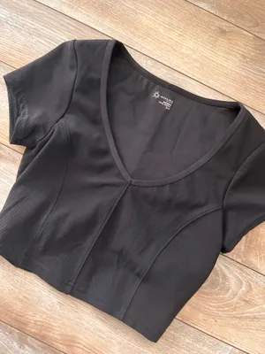 Offline by aerie athletic top cropped size small thumbnail 3