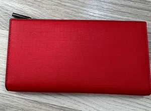 Dagne Dover Red Slim Snap Wallet thumbnail 1