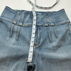 Anthropologie Pilcro Size 28‎ High Waisted Blue Denim Jean Snap Zip Closure thumbnail 8