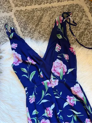 Lulu’s floral maxi dress thumbnail 13
