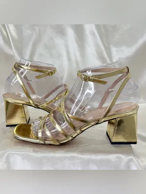J.Crew Layne Strappy Sandals 7 Metallic Gold Wedding Guest Summer Vacay Chic thumbnail 7