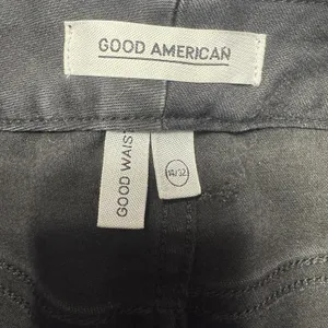 Good American Good Waist Jeans Womens 32‎ Black High Rise Skinny Distressed thumbnail 10