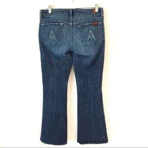 ‎7 For All Mankind A pocket flip flop jeans 28 thumbnail 2