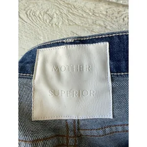 Mother‎ Superior The Tomcat Playing W Scissors High Rise Straight Jeans Size 25 thumbnail 5