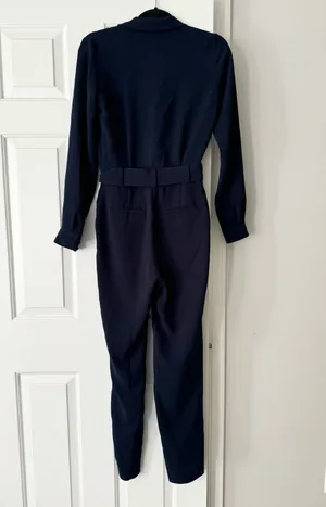 Heaven Long Sleeve Navy Jumpsuit, Size 34/US 2 thumbnail 12