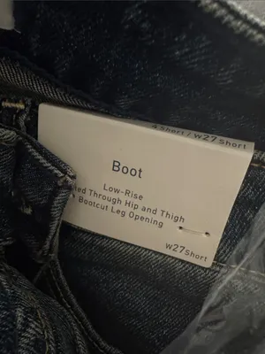Hollister Low-Rise Embroidered Bootcut Jeans | 27S thumbnail 7
