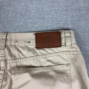 Lauren Ralph Lauren Capri Pants Womens 8 Beige Twill Relaxed Crop Pockets Casual thumbnail 15