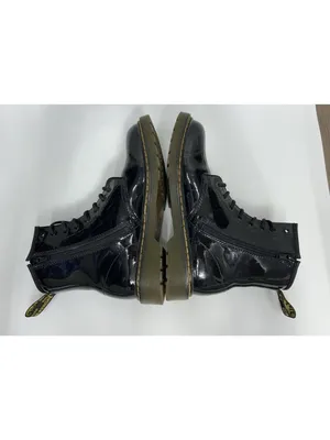 Dr. Martens 1460 Bex Smooth Black Leather Lace Up Boots Womens Size 6 / Mens 5 thumbnail 8