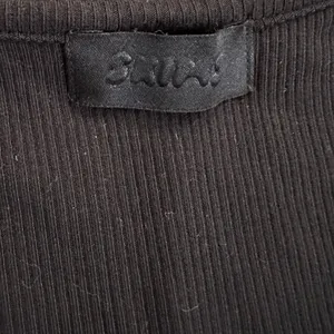 SKIMS Soft Lounge Long Ribbed Slip Dress Onyx size Medium thumbnail 9