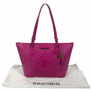 Brahmin Medium Asher Melbourne Tote Bag Shoulder Bag Pink thumbnail 1