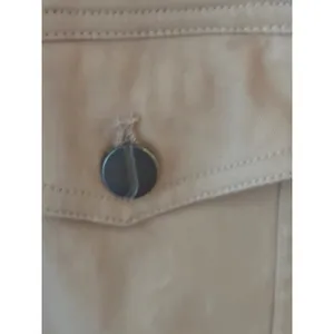 Jones New York Signature Women Light Pink Button Front Twill Jacket‎ Size Medium thumbnail 4