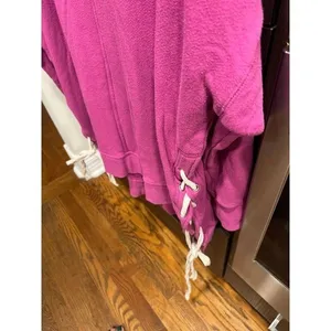 Free people oversized tunic sweatshirt purple small‎ thumbnail 4