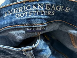 American Eagle Women’s Hi Rise Jeggings Size 6 Long Dark Wash AEO Denim X Jeans thumbnail 8