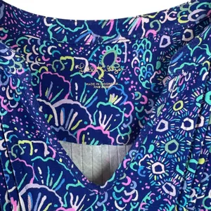 Lilly Pulitzer Aubrey Take It Slow Lapis Lazuli SPF 50+ Dress Size Small thumbnail 6