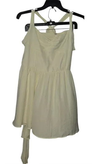 ASOS Design Off White Mini Dress Size 14 thumbnail 1