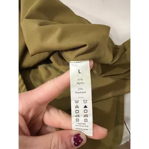 Olive Green Knee Length Built in Short Bra Tank Athletic Dress Size Large thumbnail 7