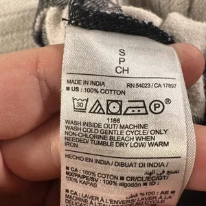 Old Navy Buffalo Plaid Flannel Pajama Lounge Pants Black White Women’s Size S thumbnail 13