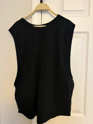 Free People Black Muscle Tank thumbnail 1