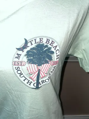 Tsunami Myrtle Beach, South Carolina Mint Green Short Sleeve Tee thumbnail 2