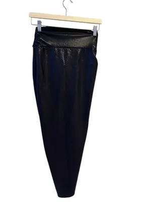 NWT black SKIMS Liquid Shine Swim Sarong Skirt XS onyx thumbnail 6