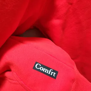 Comfrt Minimalist Hoodie Crimson unisex Size Small thumbnail 4