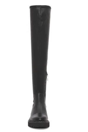 Vince Camuto New Without Box Bloggers Favorite MELLEYA OVER-THE-KNEE BOOT Black thumbnail 3